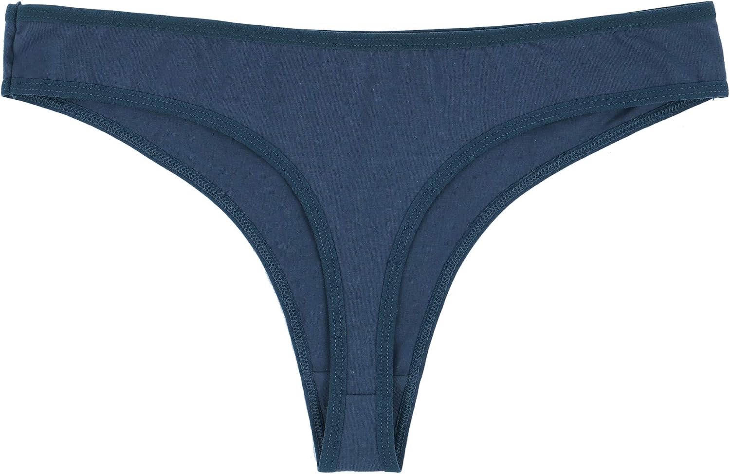 Detalle 2 de ELACUCOS 6-Pack Women’s Cotton Thong Bikini Underwear (Breathable, Comfort Fit)