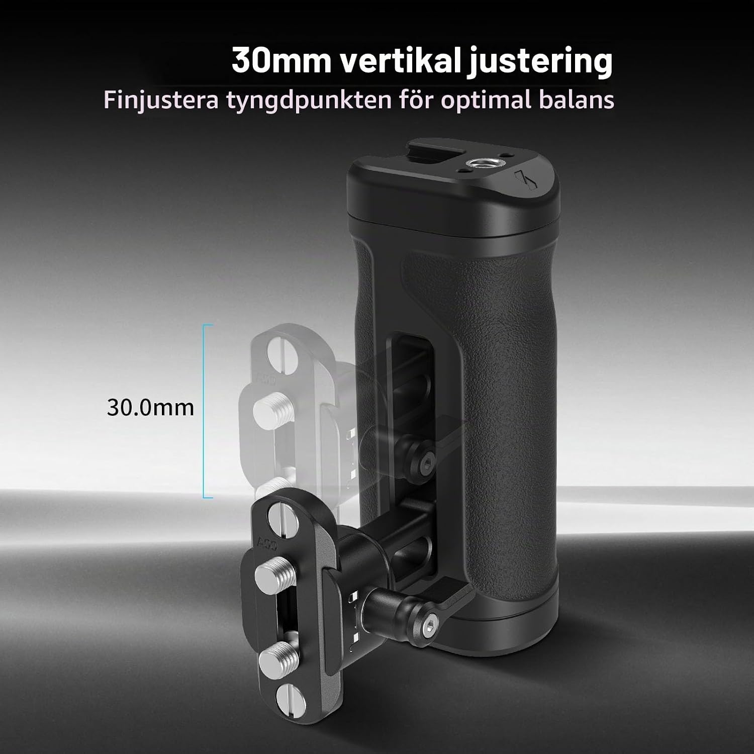 Detalle 2 de SMALLRIG 5947 Mini NATO-sidhandtag med justering och tillbehörssko