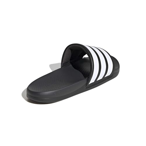 Detalle de Adidas Adilette Comfort 2.0 Slides – Unisex, Core Black/Ftwr White/Carbon, Größe 46 EU