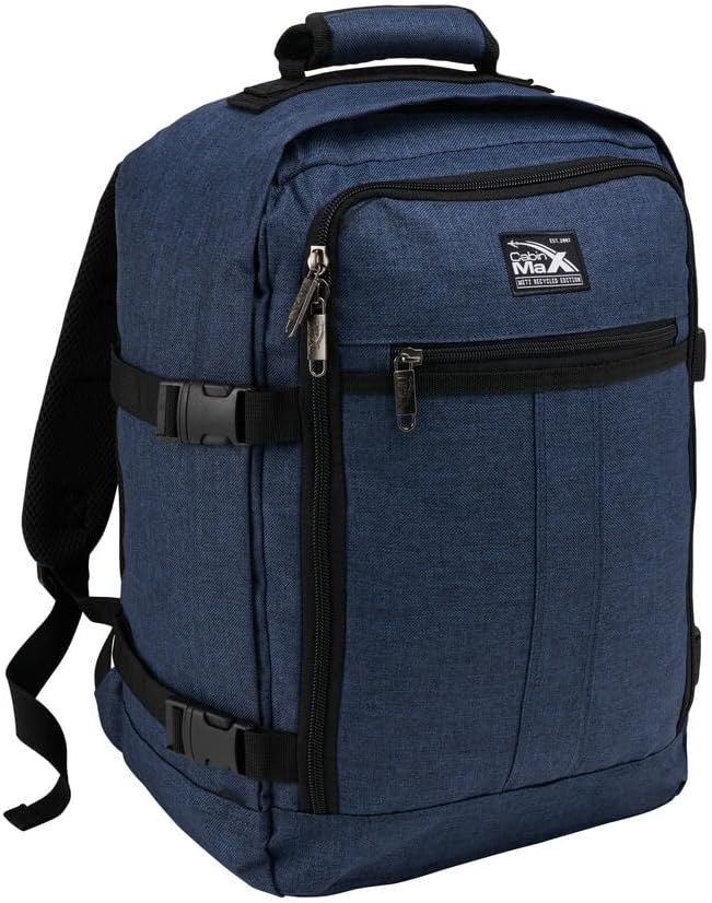 Detalle de Metz for Ryanair Cabin Bags 40x30x20 Underseat Cabin Bag – 24L Recycled PET Travel Backpack