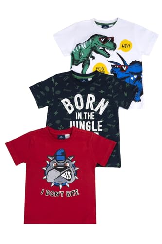 Chicco Camiseta niño 3 unidades 100% algodón 👕
