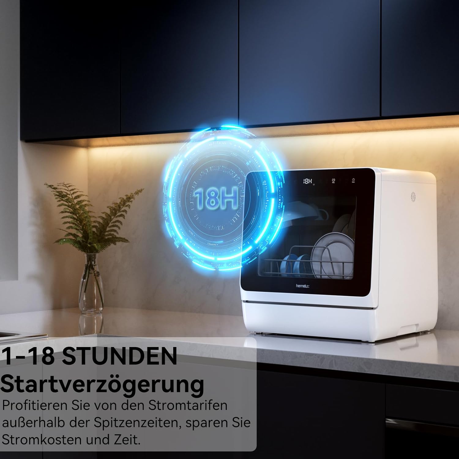 Thumbnail 4 de Hermitlux Tischgeschirrspüler 5 L 🍽