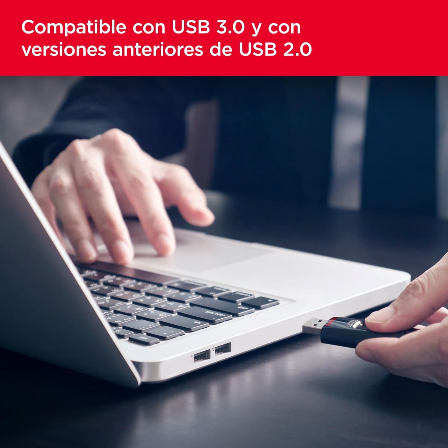 Detalle 2 de SanDisk Ultra 128 GB USB 3.0 130 MB/s flash drive