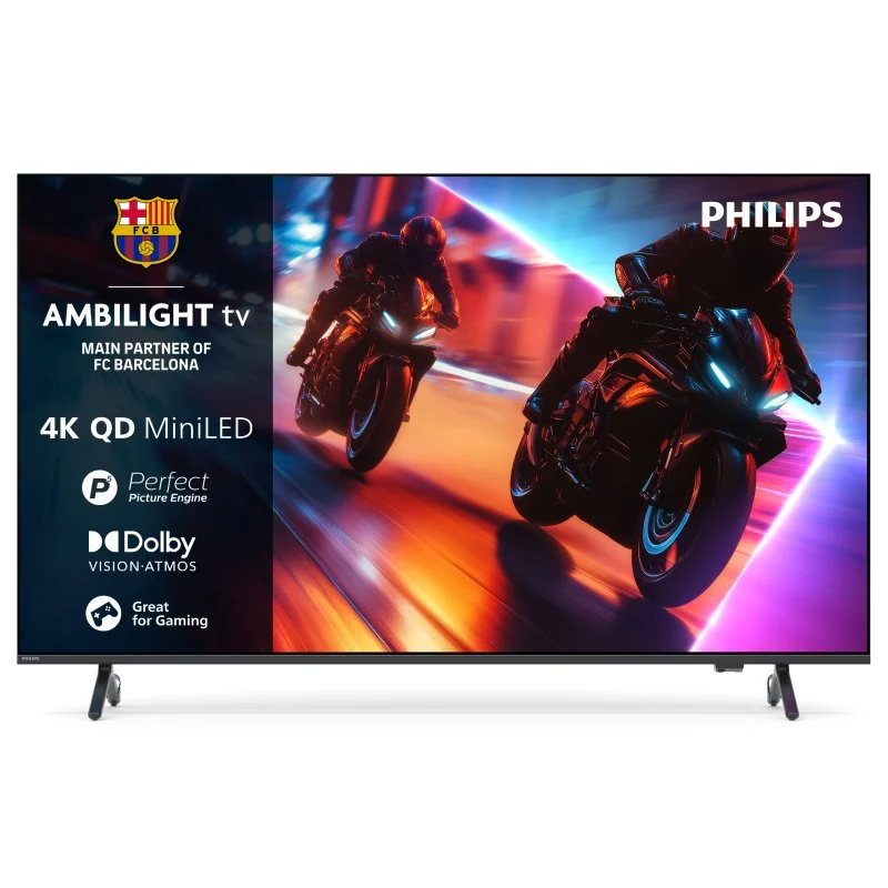 Detalle de Philips 85MLED910/12: TV Mini-LED Quantum Dot Ambilight 85" 4K con Dolby Vision y HDMI 2.1
