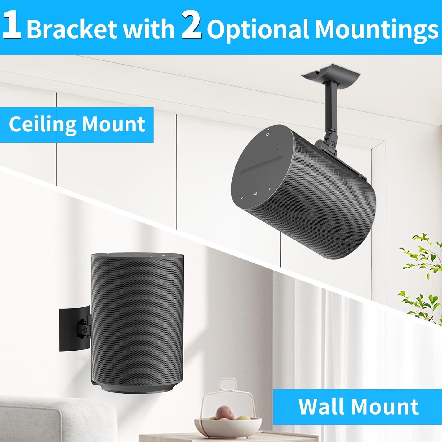 Thumbnail 1 de Speaker Wall Mount or Ceiling Mount for Sonos Era 100
