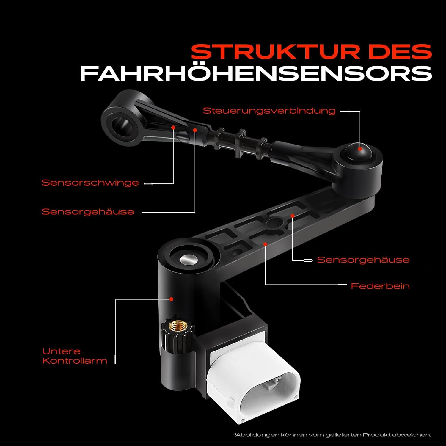 Thumbnail 6 de Frankberg Niveausensor Luftfederung hinten rechts 4F0616572D für Audi A6 Avant/A6 Allroad (4F2, 4F5, 4FH)