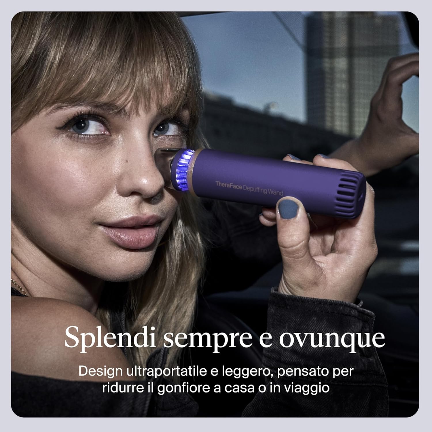 Thumbnail 5 de Therabody TheraFace Depuffing Wand – bacchetta sgonfiante con trattamenti caldo e freddo per viso (viola)