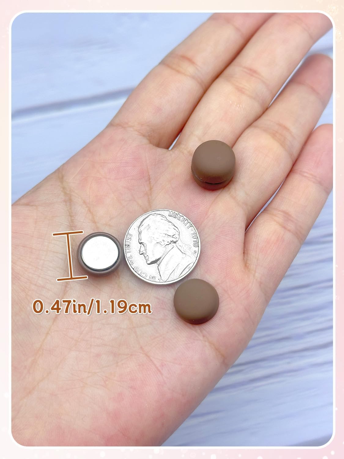 Detalle de Ofiuny 12Pcs Hijab Magnets: Strong Pinless Magnetic Pins for Everyday Wear