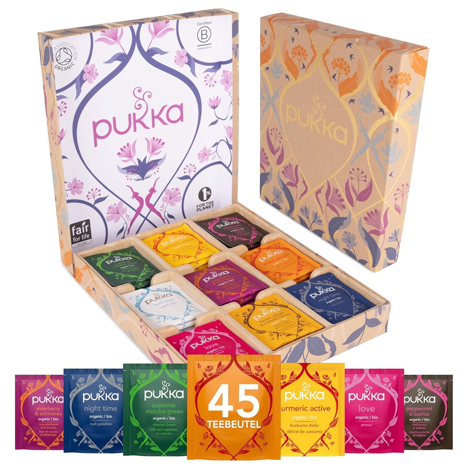 Thumbnail 6 de Pukka Tee Geschenkset 45 Teebeutel