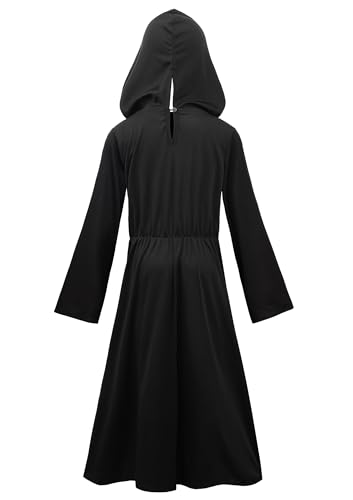 Thumbnail 6 de ReliBeauty costume da medico della peste per bambino, taglia 140 con maschera