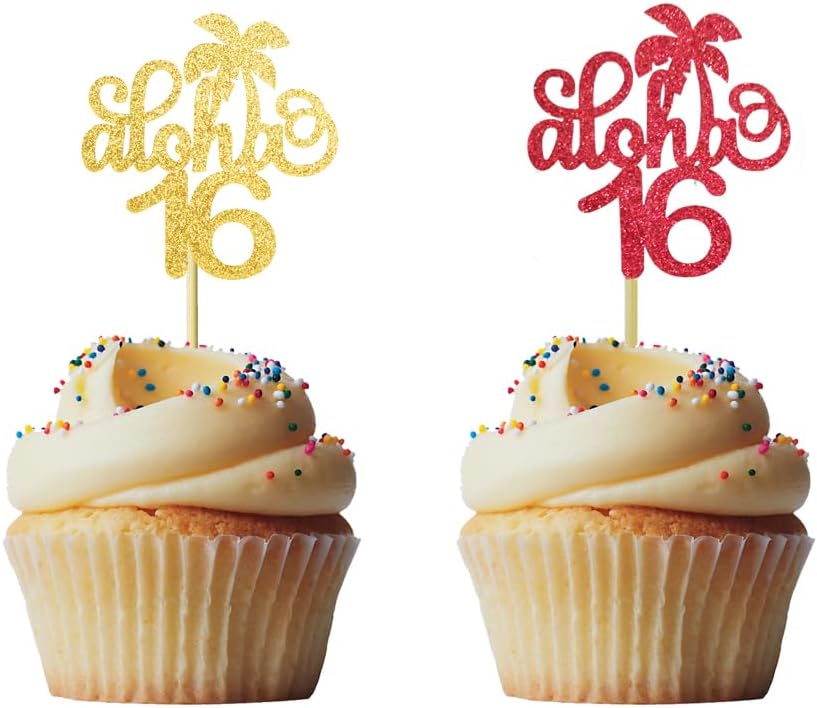Detalle de Morndew Cupcake Toppers, 24-Piece Set
