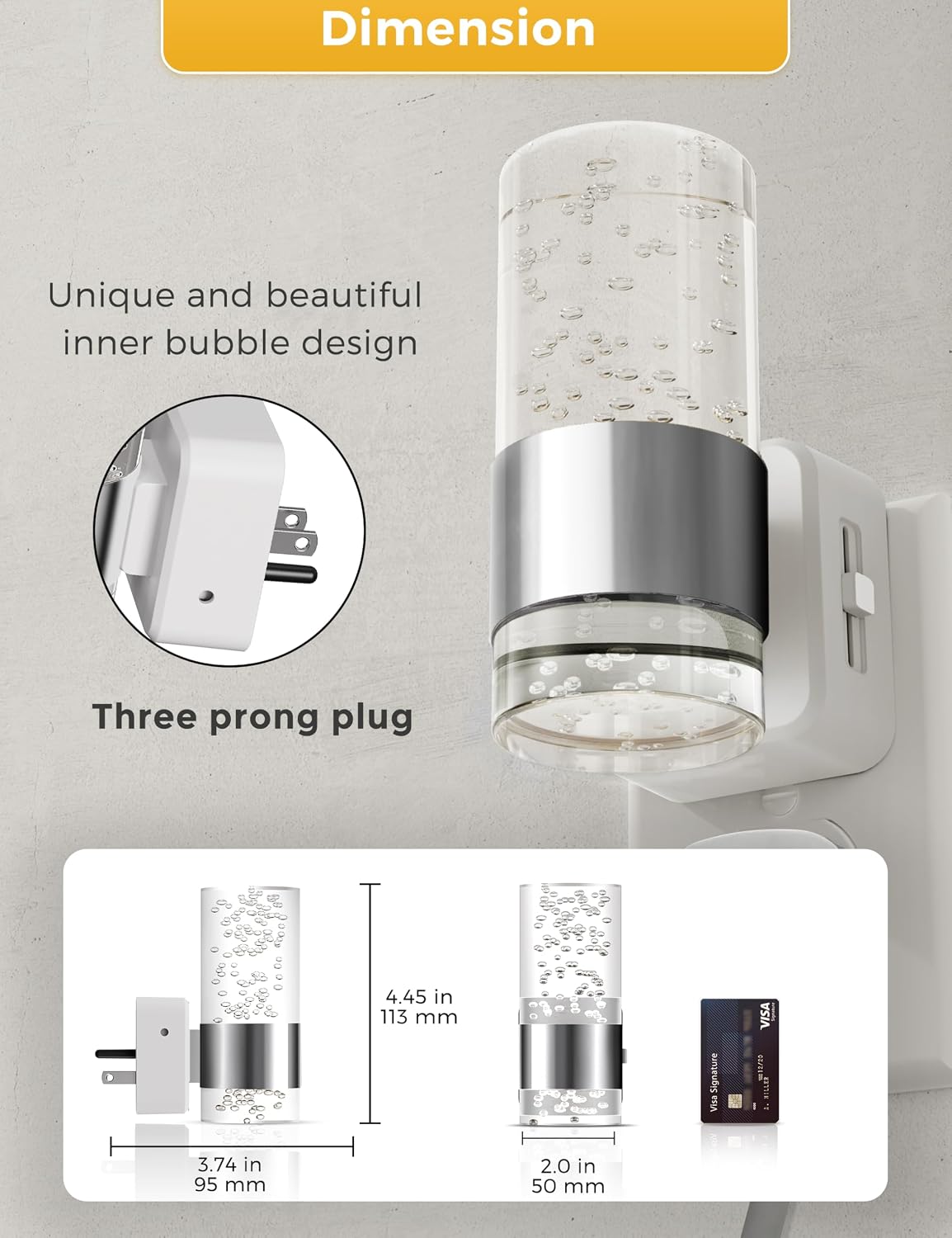 Detalle 1 de LOHAS Plug-In Night Light, Acrylic