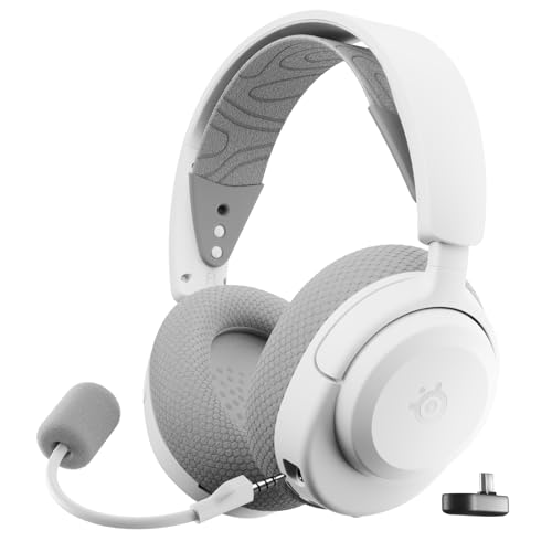 Detalle de SteelSeries Arctis Nova 3P Wireless: auriculares gaming multiplataforma con batería de 40 h y control magnético