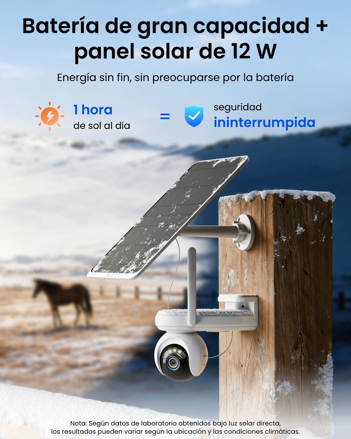 Detalle de Reolink Altas Go PT 20,000 mAh