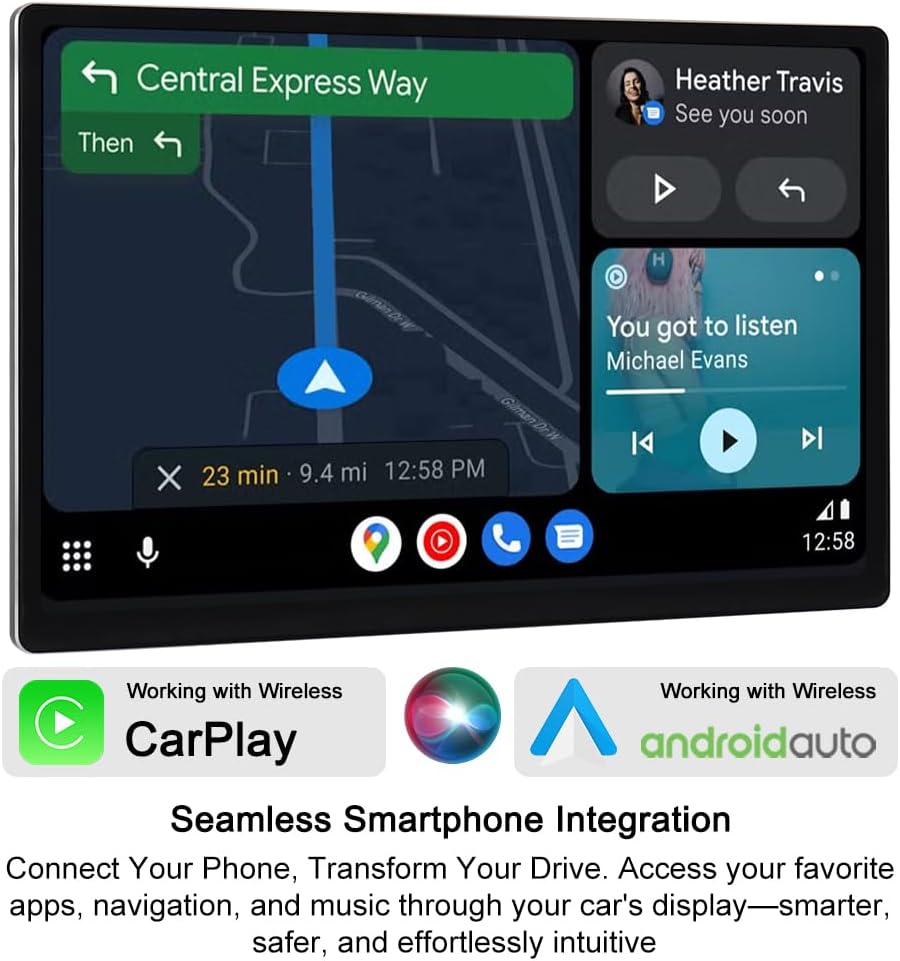 Thumbnail 4 de ACAVICA 13.1" QLED Android 15 car stereo for Fiat Ducato / Peugeot Boxer / Citroen Jumper (2007–2023) with wireless CarPlay & Android Auto