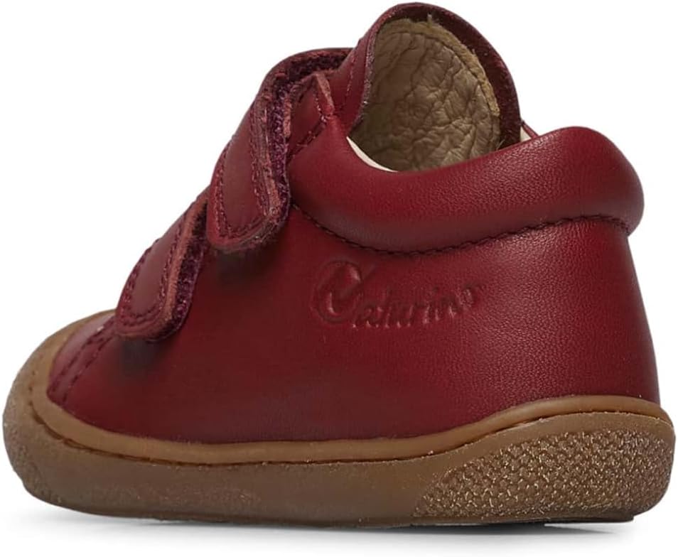 Detalle de Naturino Cocoon VL-Leather First-Steps Shoes: pelle e suola in gomma per i primi passi