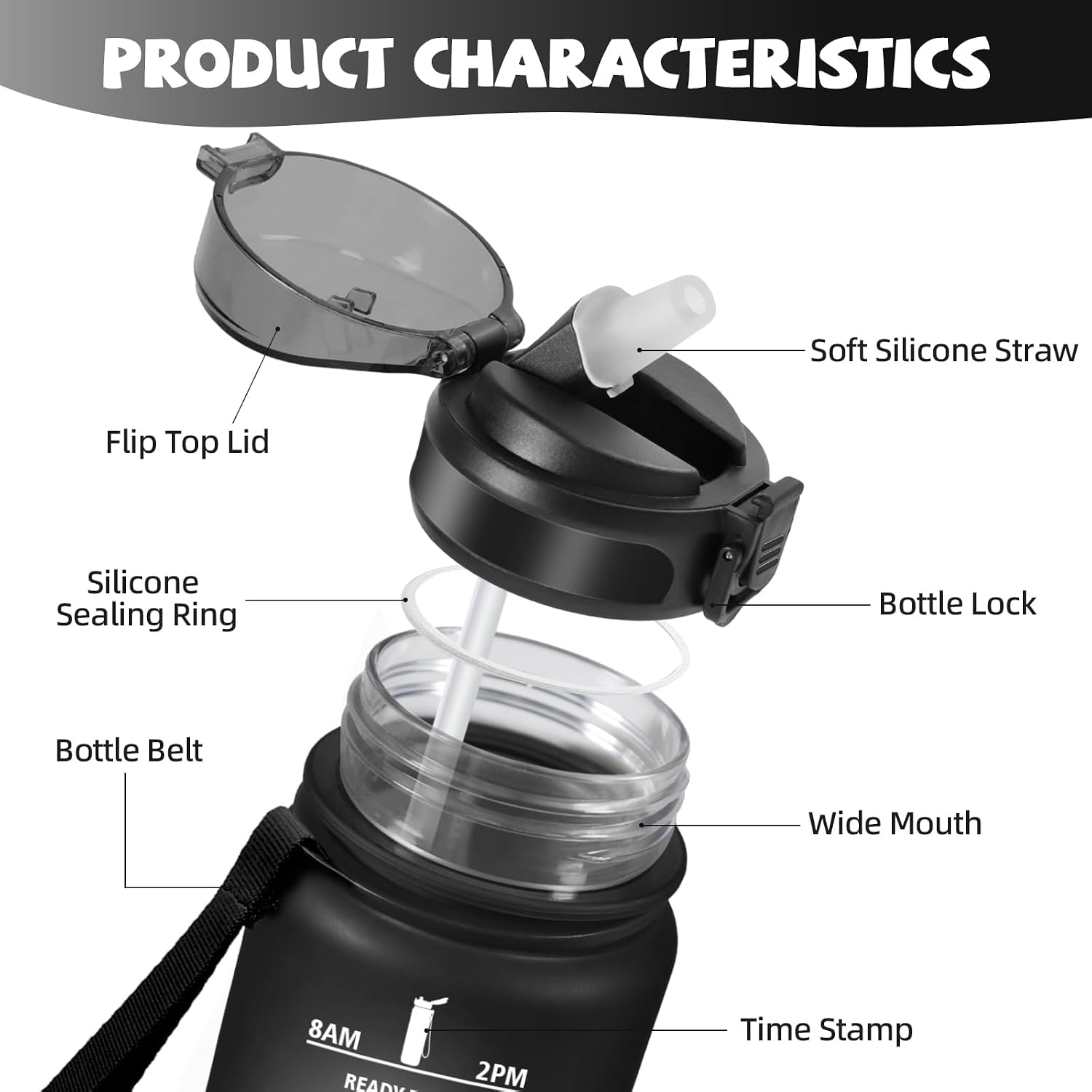 Detalle 2 de Mulbijeo Borraccia 500Ml senza BPA
