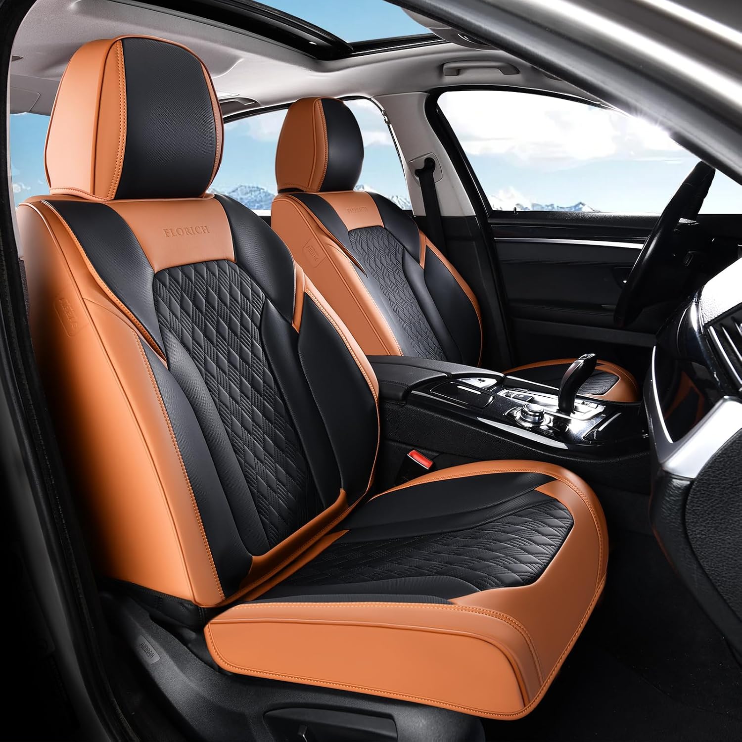 Detalle de FLORICH Front Seat Covers, Nappa Leather