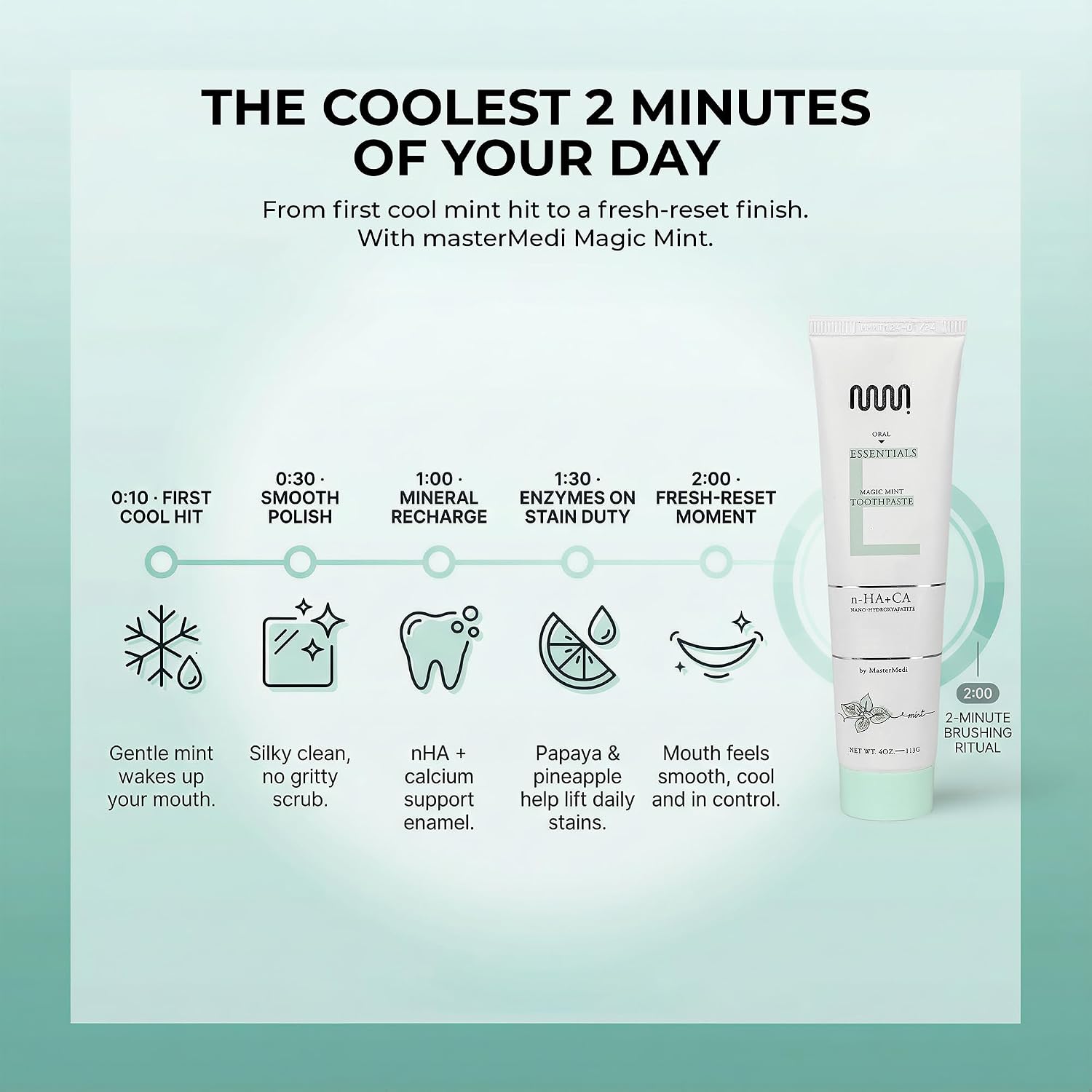 Thumbnail 4 de MasterMedi Nano Hydroxyapatite Toothpaste 4 oz