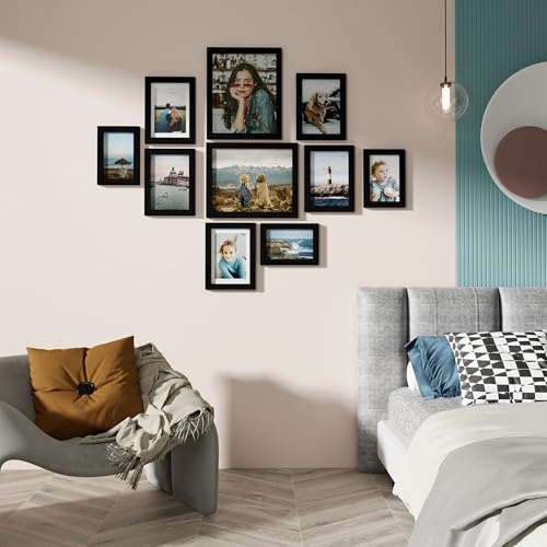 Detalle 2 de Vittanly 10-Pack Picture Frames Set for Walls 🖼