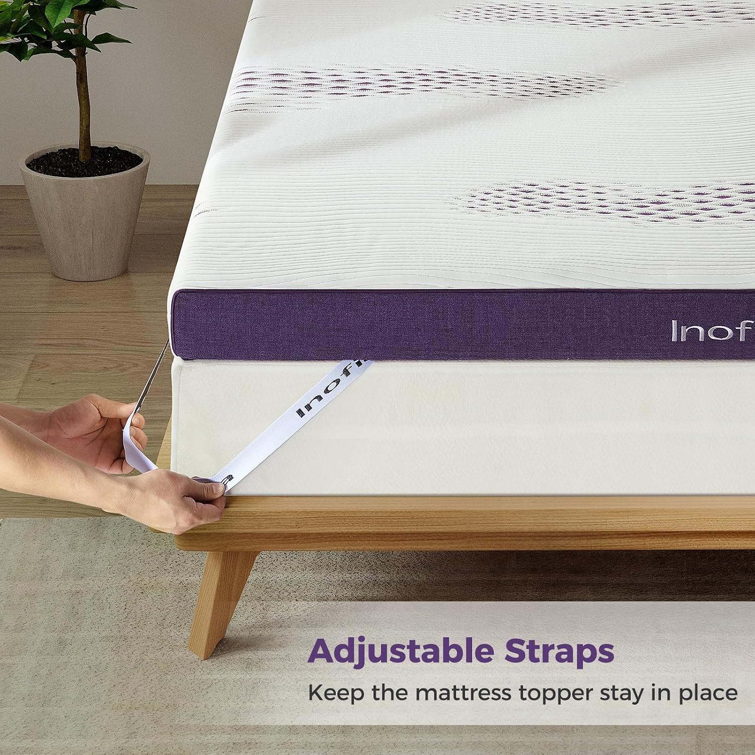 Thumbnail 4 de Inofia Gel Memory Foam Topper 10cm Double