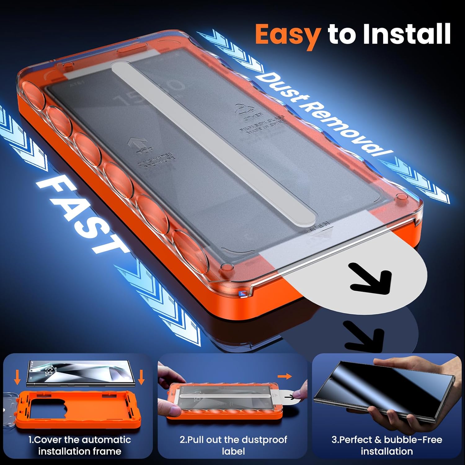 Thumbnail 6 de UniqueMe S24 Ultra Privacy Screen Protector 2-Pack