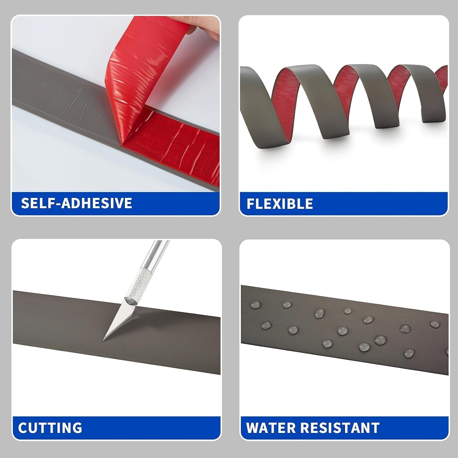 Detalle 2 de PVC Floor Transition Strip 2mm x 2m