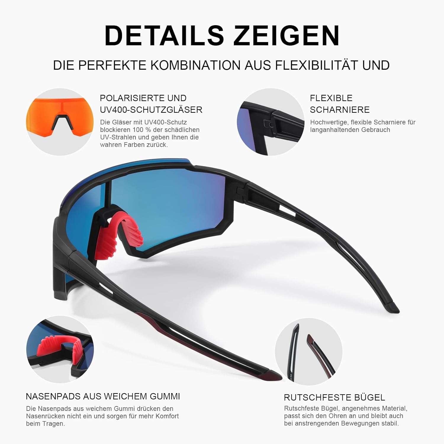 Thumbnail 4 de suoso Sportbrille Sonnenbrille
