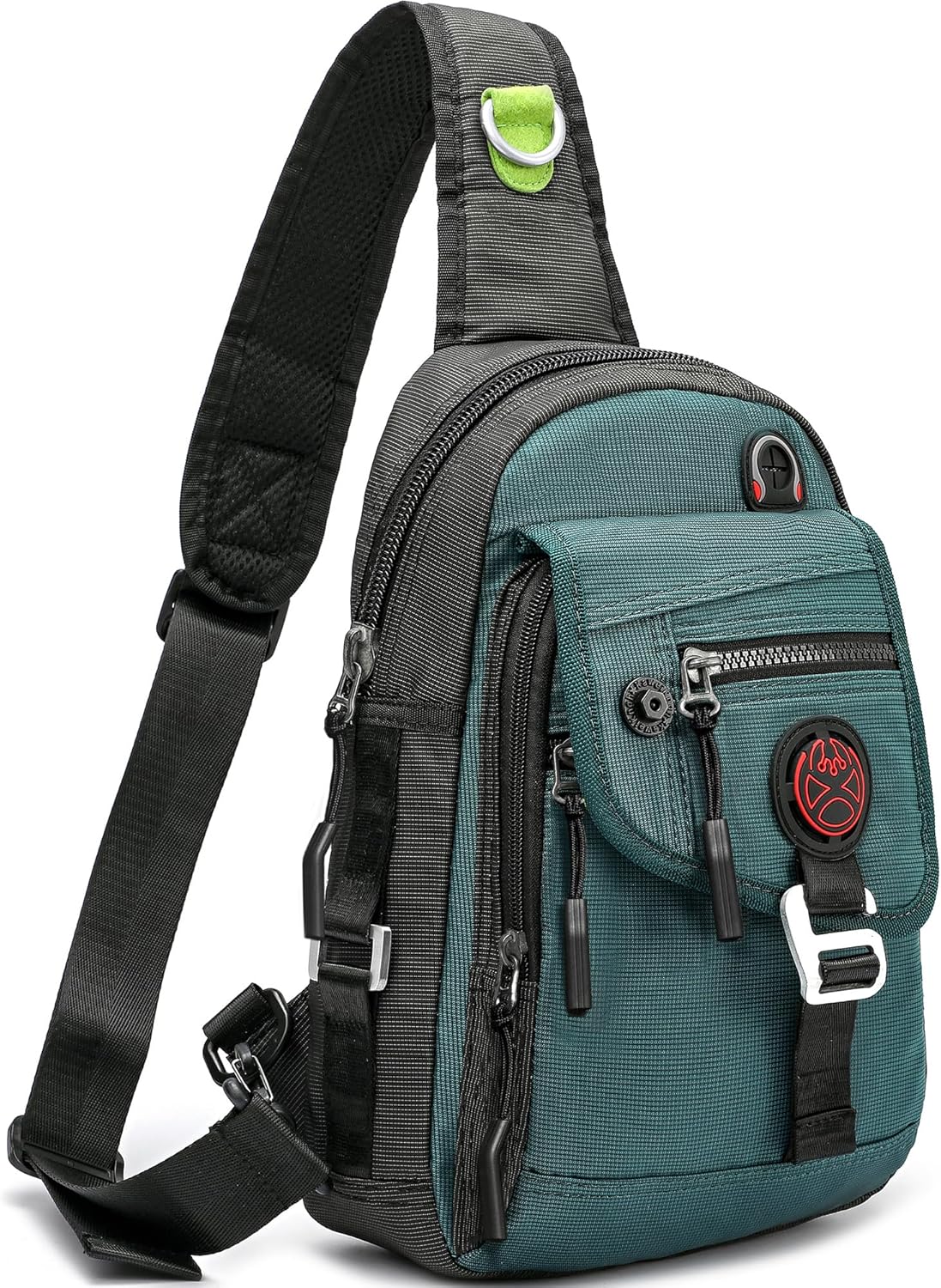 Detalle de Nicgid Sling Bag Chest Shoulder Backpack: Lightweight, Water-Resistant Crossbody for Men and Women