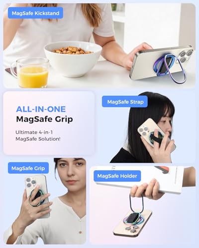 Thumbnail 4 de SUPERONE Magsafe Phone Grip 4-in-1