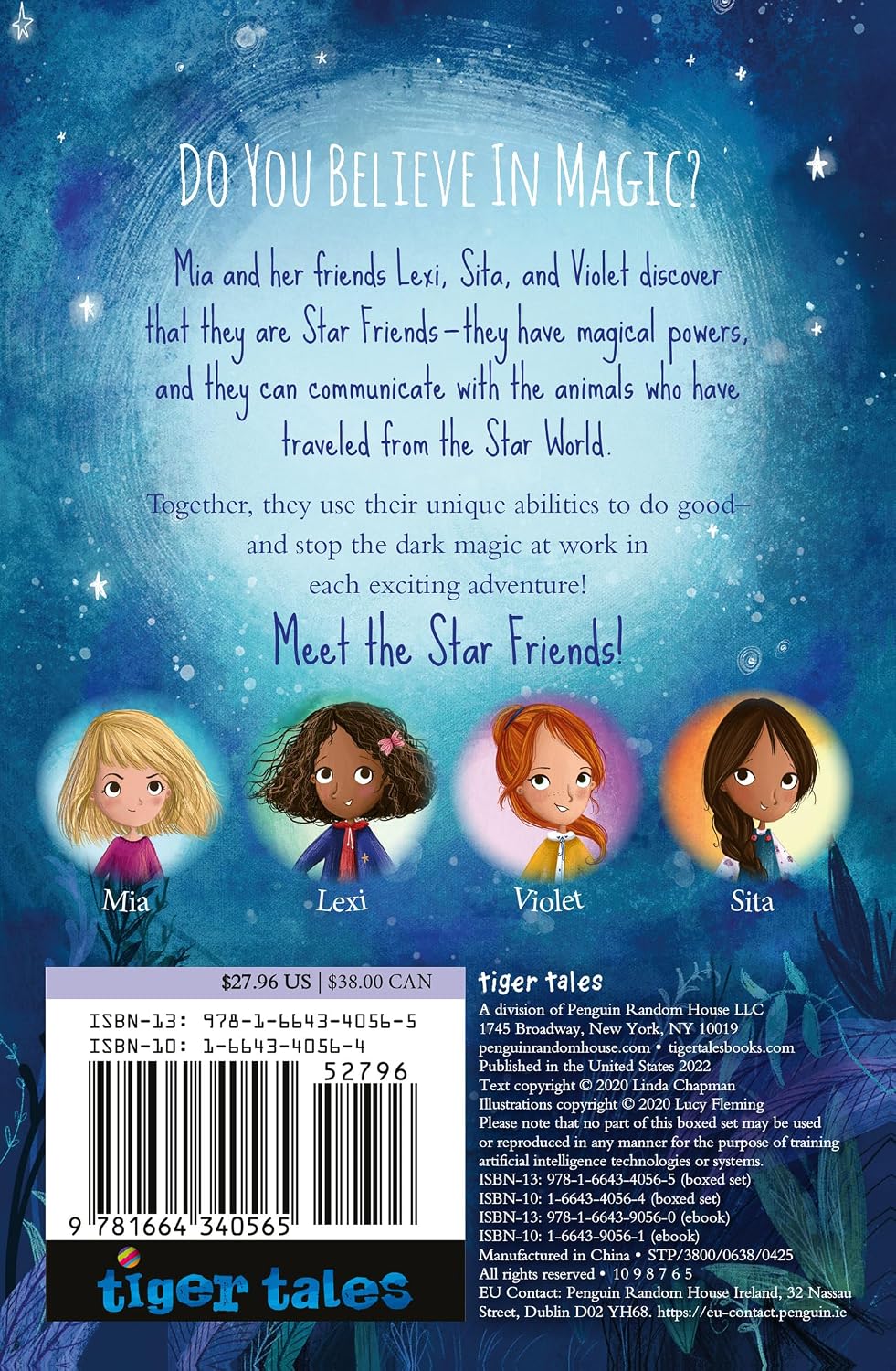 Detalle 1 de Star Friends Books 1–4 Boxed Set: Mirror Magic, Wish Trap, Secret Spell, Dark Tricks