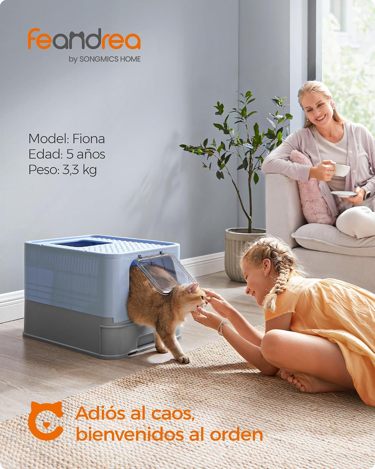 Detalle de Feandrea Arenero para Gatos 15 kg