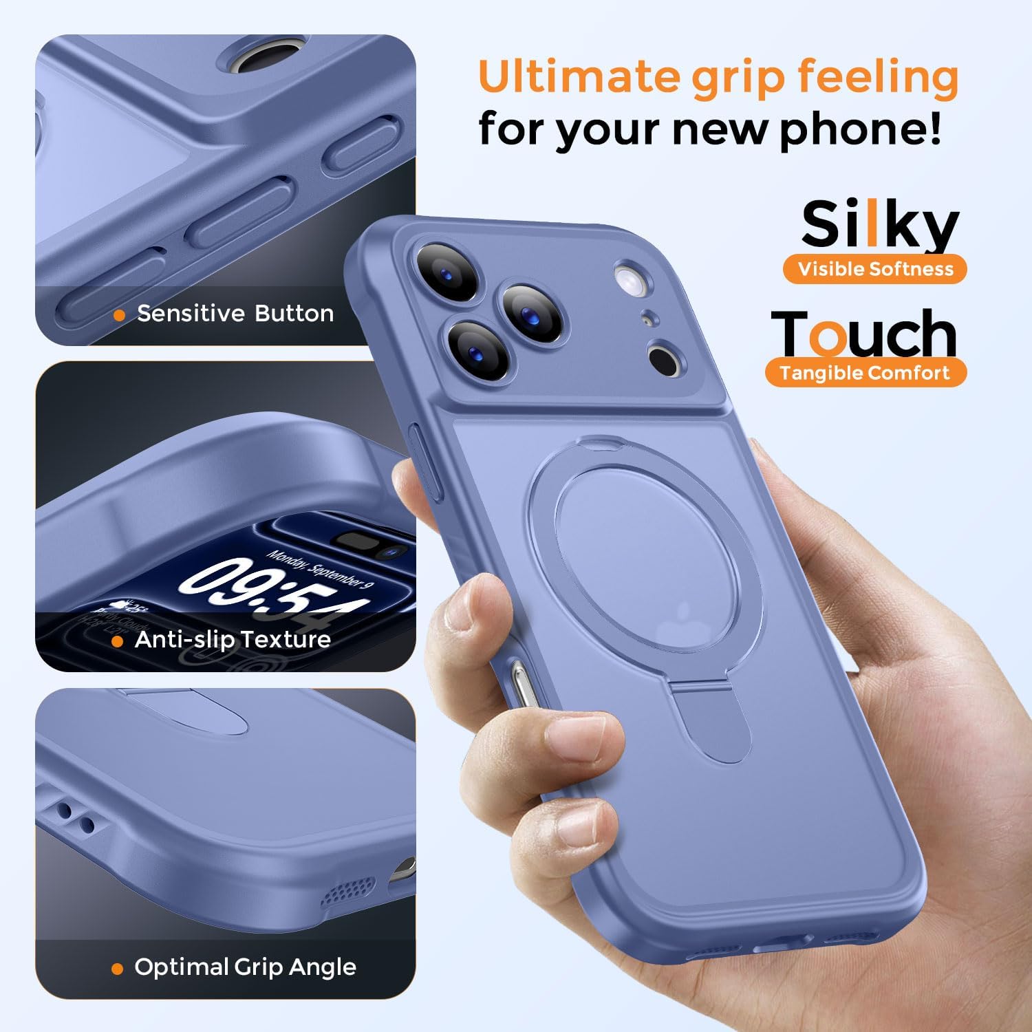 Thumbnail 5 de MOCCA Design for iPhone 17 Pro Max Case with MagSafe and Invisible Magnetic Ring Stand