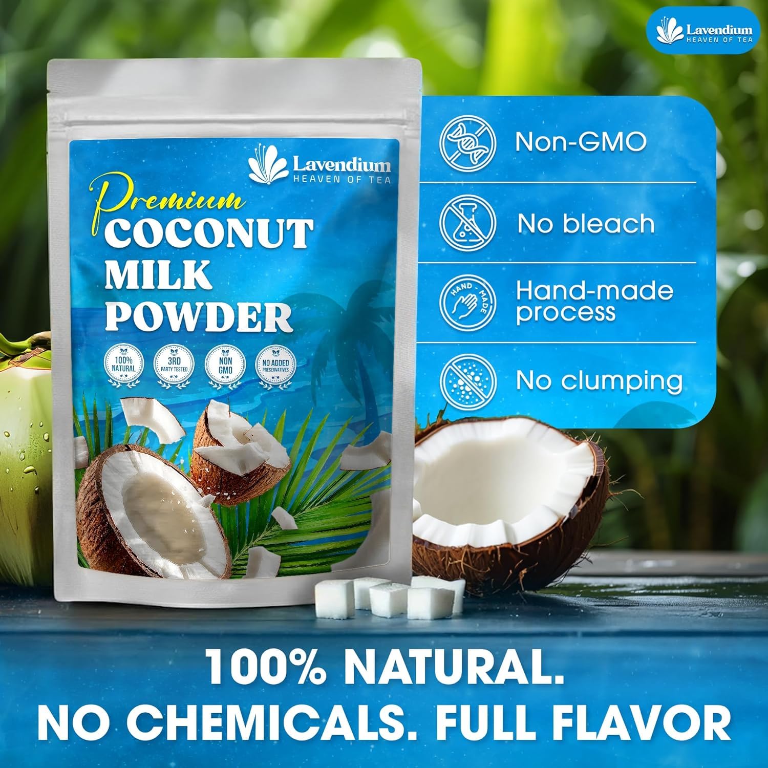 Detalle de Lavendium Coconut Milk Powder 40 oz