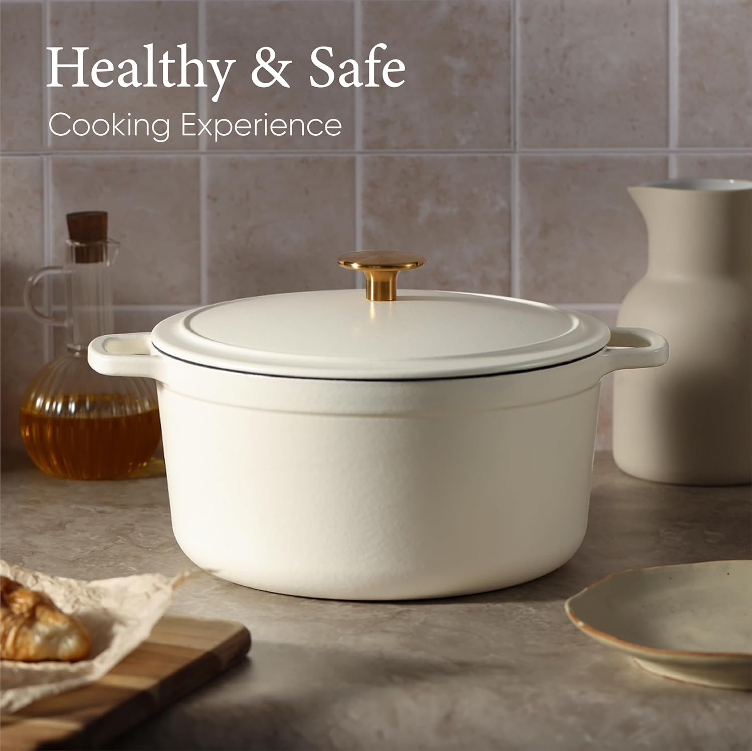 Detalle 2 de CAROTE 5QT Enameled Cast Iron Dutch Oven