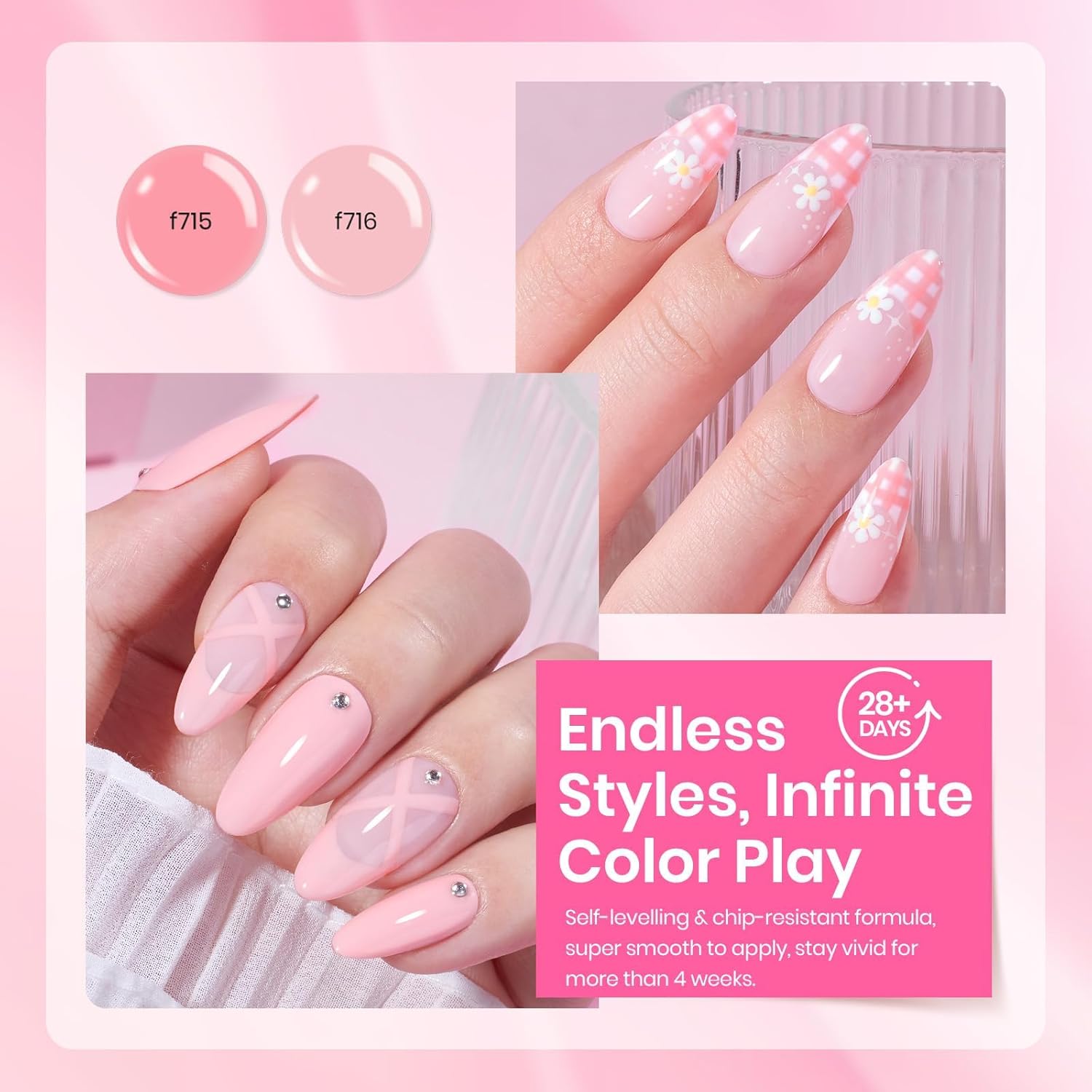 Thumbnail 3 de Beetles Pink Melody Gel Polish 6 Colors 💅
