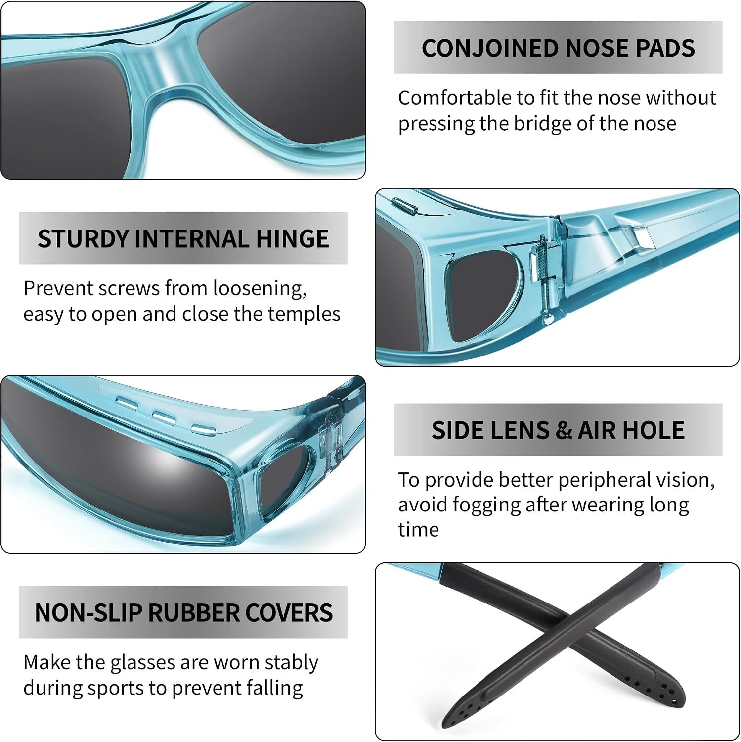 Detalle 1 de URUMQI Fit-Over Sunglasses UV400