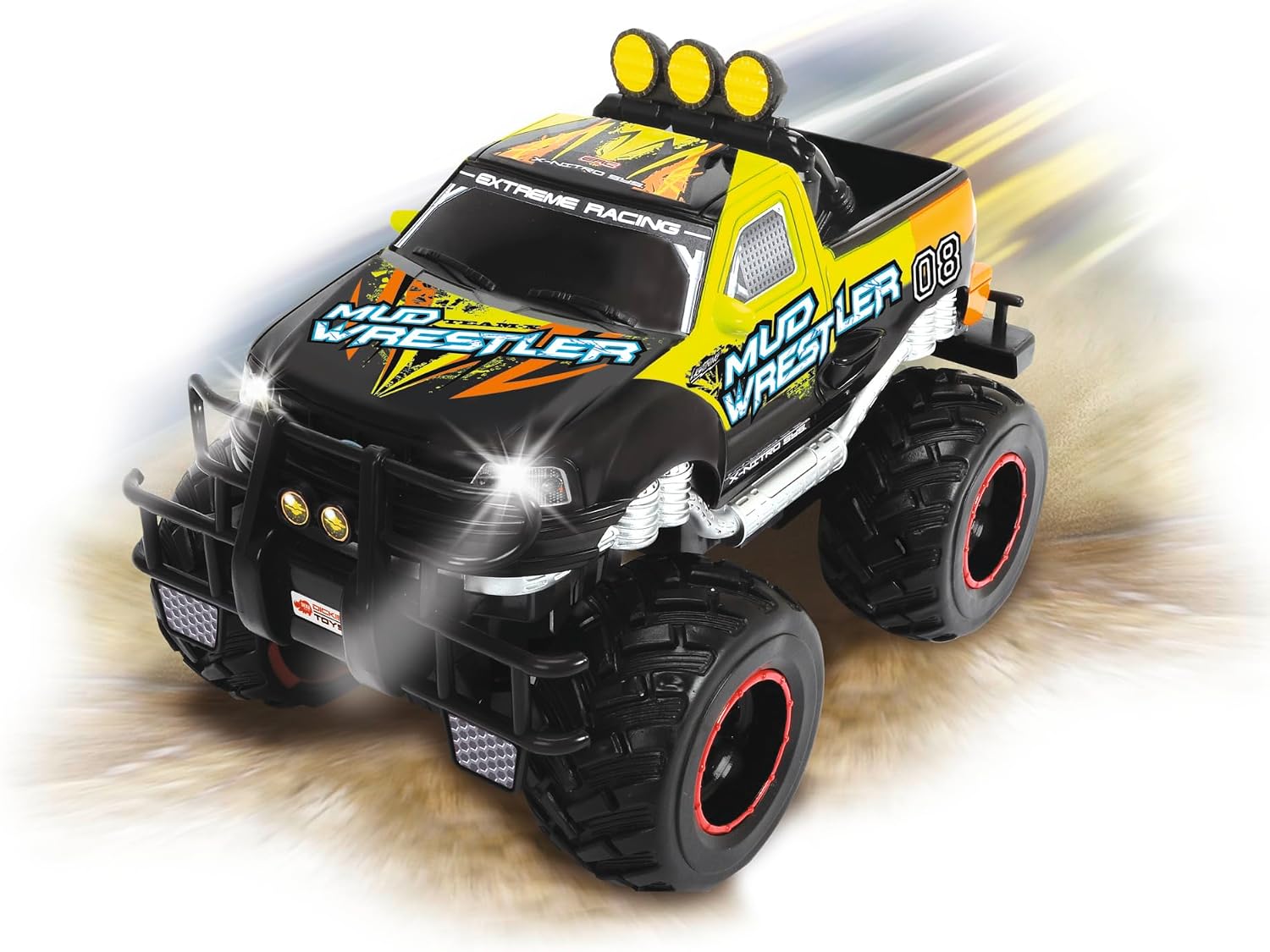 Detalle 2 de Dickie Toys 201119455 Ford F150 Mud Wrestler RC-monstertruck, 30 cm, tot 10 km/u