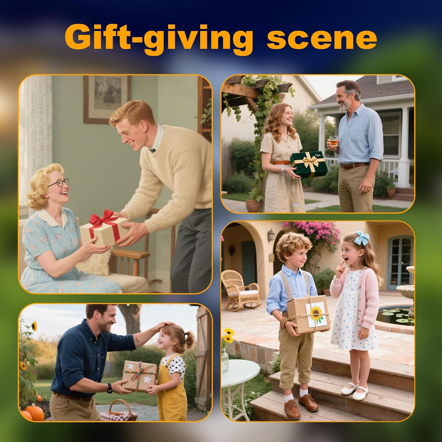 Thumbnail 5 de LETITIN Solar Cat Garden Statue with Lights – Weather-Resistant Outdoor LED Cat Decor