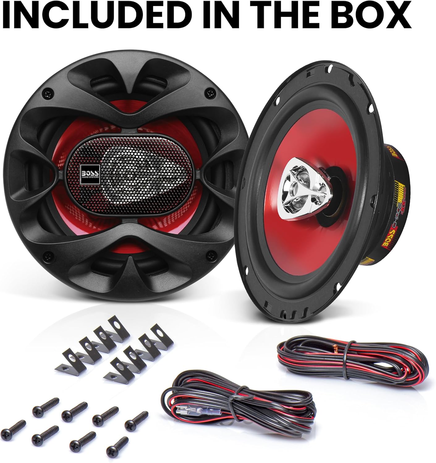 Thumbnail 4 de BOSS Audio Systems CH6530 Chaos Series 6.5-Inch Car Door Speakers (Pair) – 3-Way Coaxial