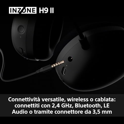 Thumbnail 7 de Sony INZONE H9 II, cuffie gaming wireless con audio spaziale 360° e ANC