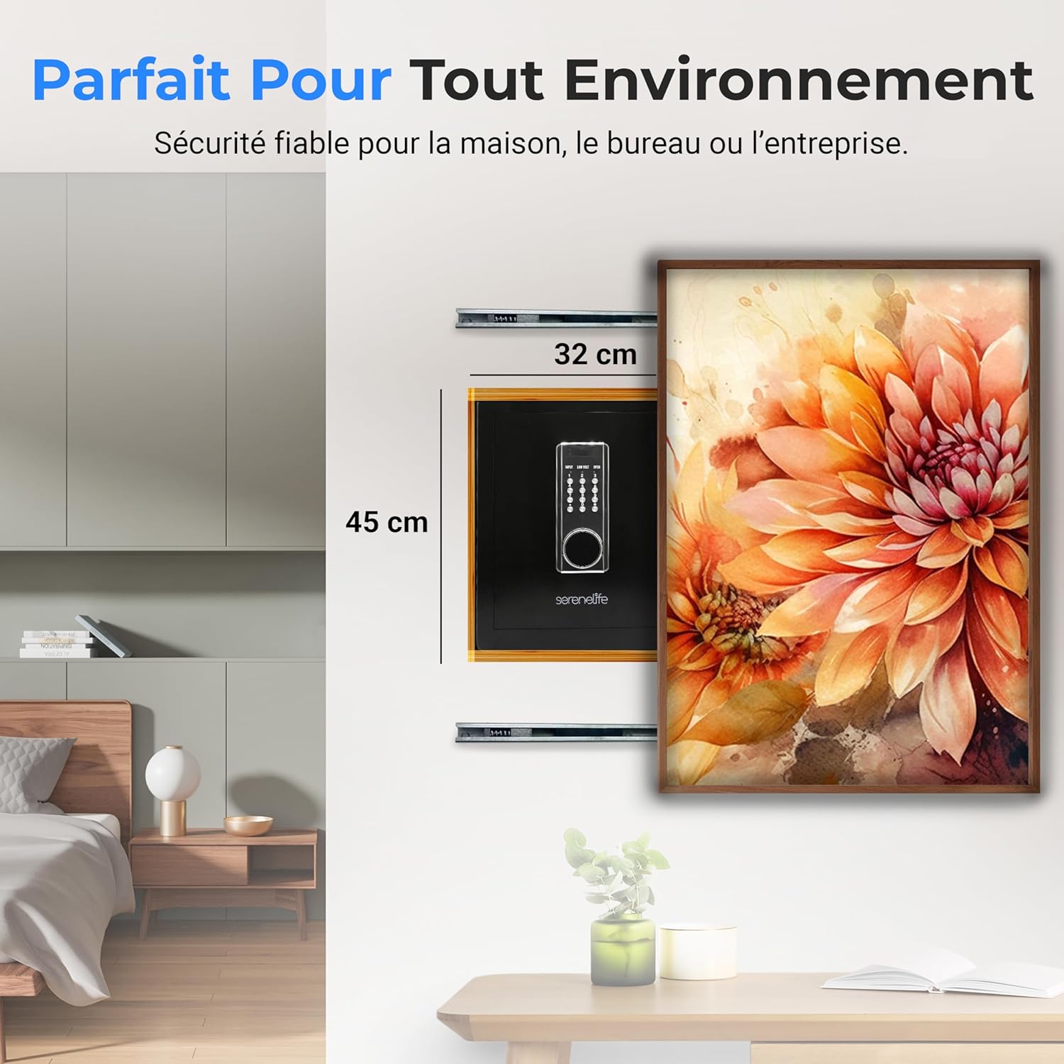 Thumbnail 2 de SereneLife Coffre-Fort électronique 28,6 lbs