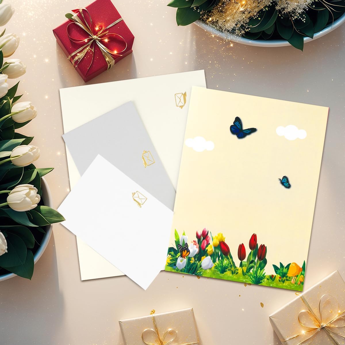 Thumbnail 2 de CNLITIHEKA Tulip Pop-Up Greeting Card