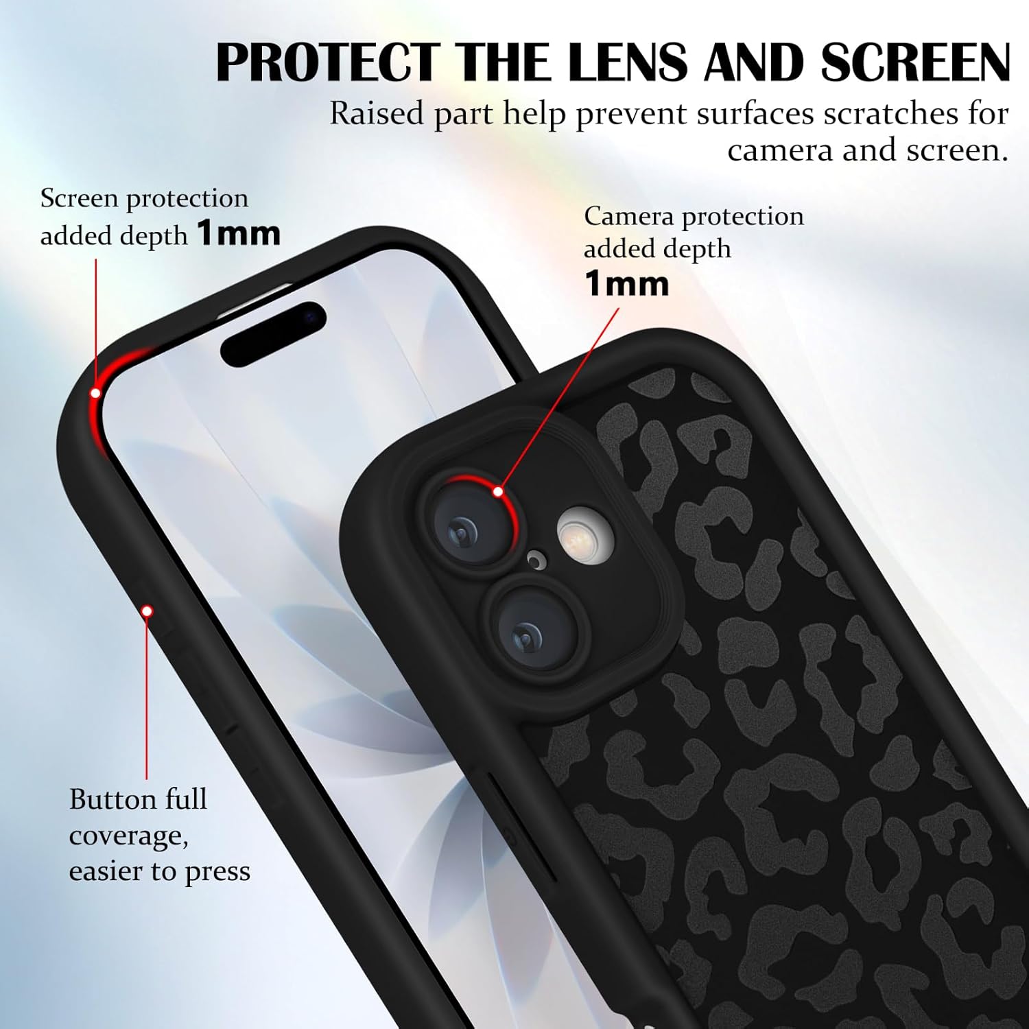 Thumbnail 1 de Newseego Case for iPhone 17 – Leopard Print, Soft TPU, Shockproof