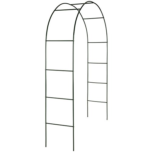 Detalle de TecTake 800526 Arco para Rosas y Enredaderas 🌹 (2 Piezas)