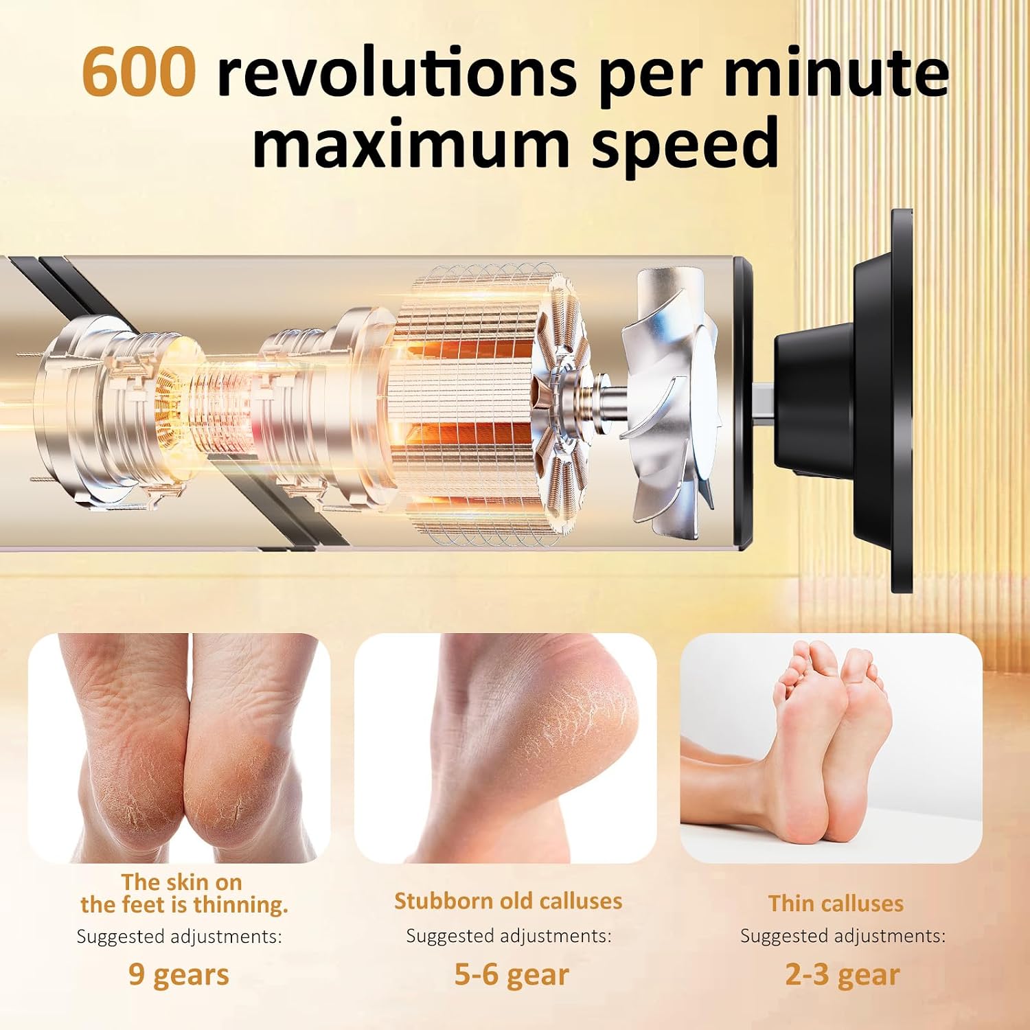 Detalle de 2-in-1 Electric Callus Remover 9-Speed
