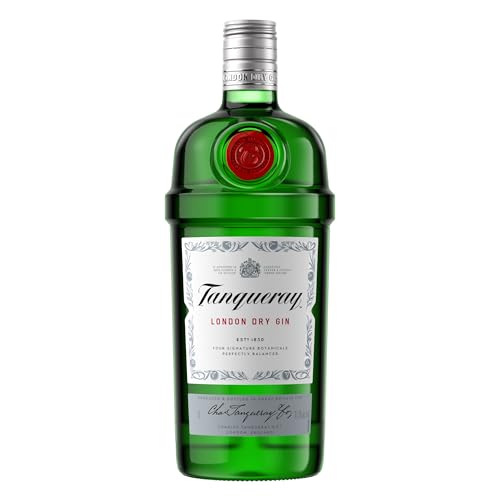 Detalle de Tanqueray London Dry Gin – aromatischer 4-fach destillierter Gin, 43,1% vol, 1000 ml
