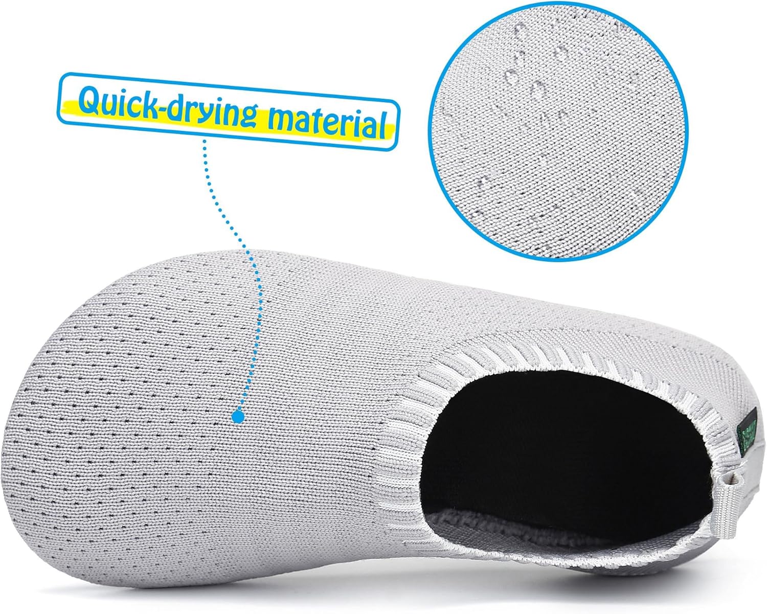 Thumbnail 2 de SAGUARO Chaussures aquatiques enfant (gr. 18 à 37 EU) : légères, respirantes et antidérapantes