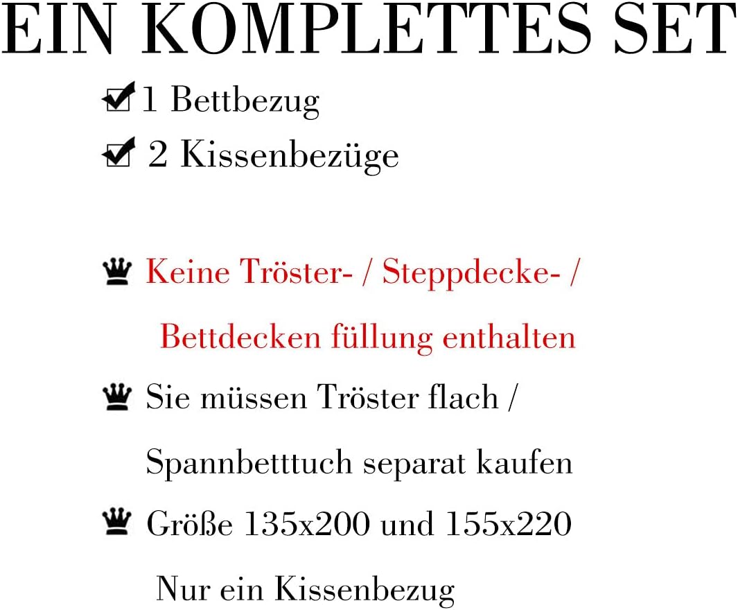 Thumbnail 5 de Homewish Hochlandkuh Trösterbezug Longhorn – Bettbezug 135x200 und Kissen 80x80, Grünland Rustic, 100% Mikrofasern