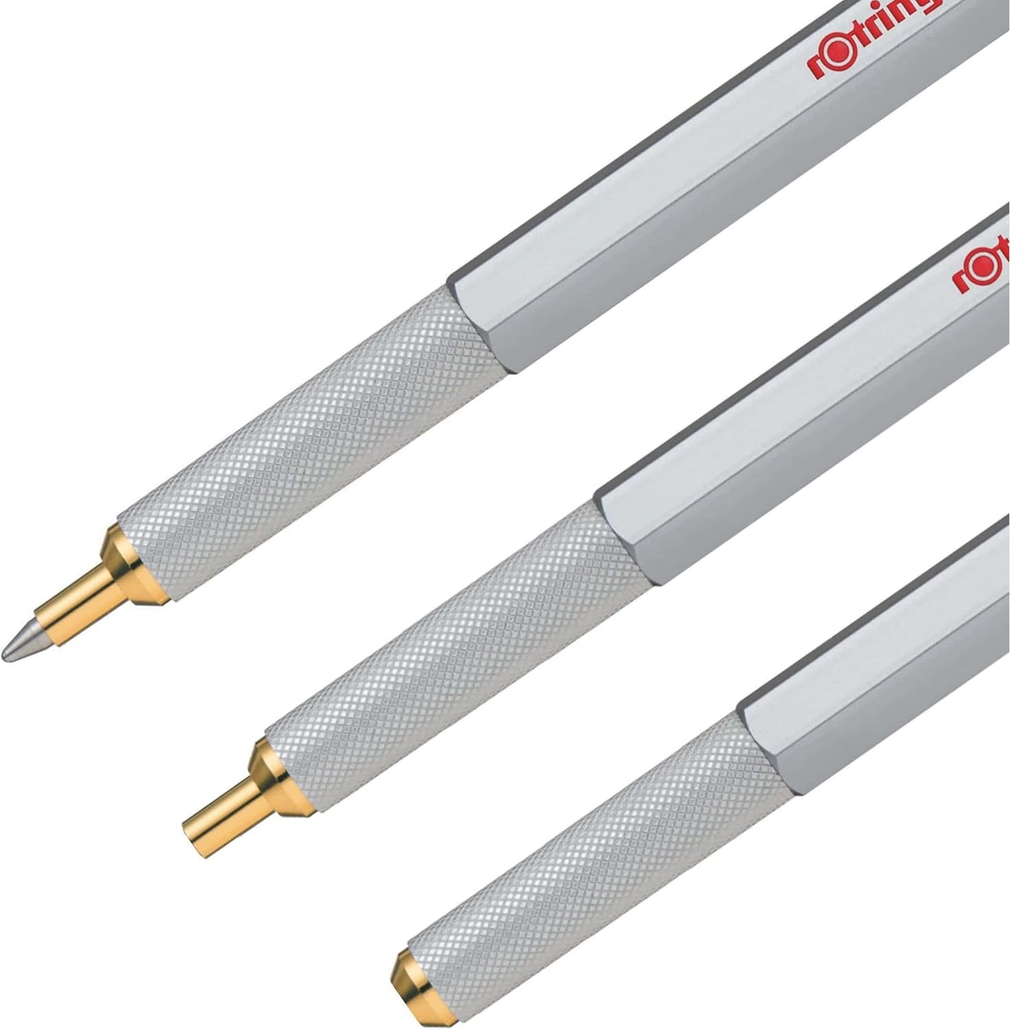 Detalle de Rotring Retractable Ballpoint Pen, Silver